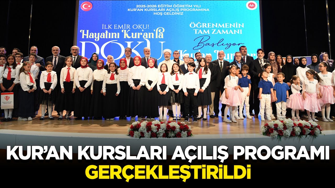 Ankara’da “Kur’an Kursları Açılış Programı” gerçekleştirildi Ankara’da “Kur’an Kursları Açılış Programı” gerçekleştirildi