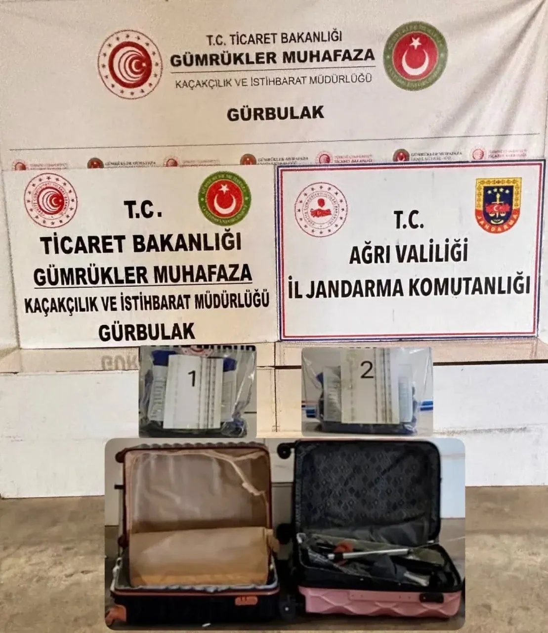SON DAKİKA Ağrı’da valiz içerisine uyuşturucu gizleyen 2 şüpheli yakalandı