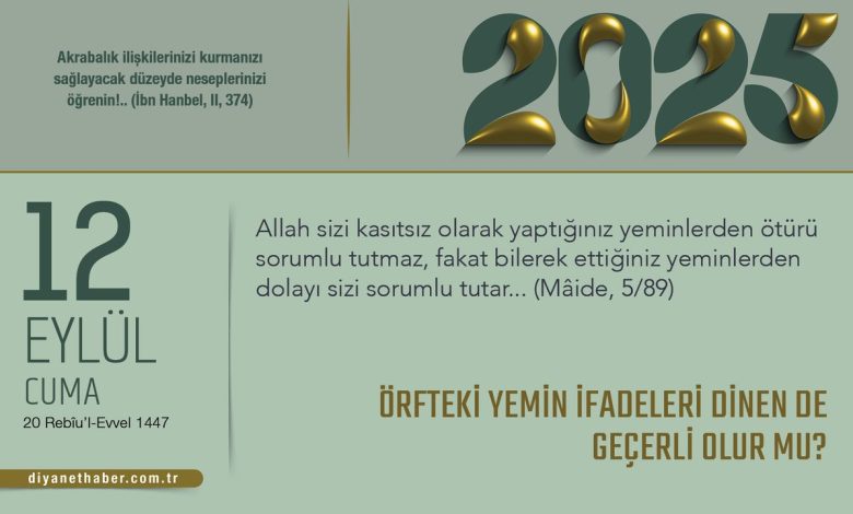 Örfteki Yemin İfadeleri Dinen De Geçerli Olur Mu?