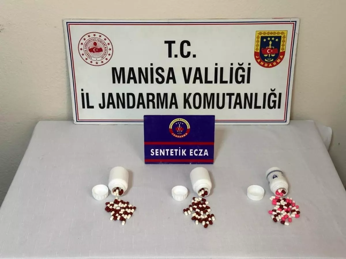 Manisa’da Sentetik Ecza Hapı Yakalandı