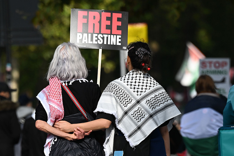 Avrupa’da Filistin’e destek, İsrail’e protesto gösterileri düzenlendi