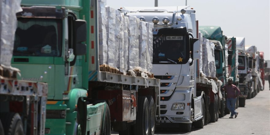 BM: 170 bin tonluk gıda, ilaç ve diğer malzemeler Gazze için hazır bekliyor