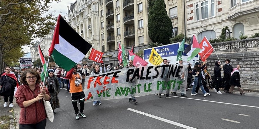 Cenevre’de Gazze’deki olaylar için yürüyüş düzenlendi