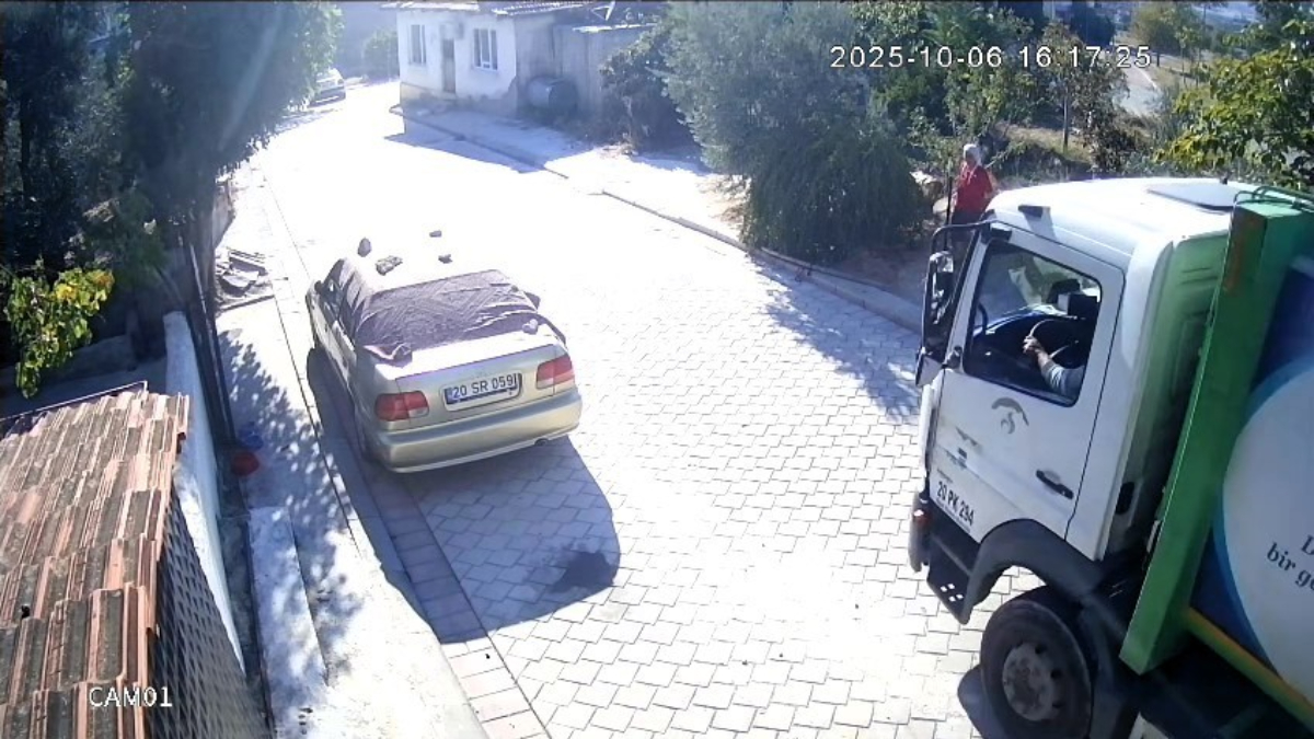 Denizli’de taktığı kamera kendi ölümünü kaydetti