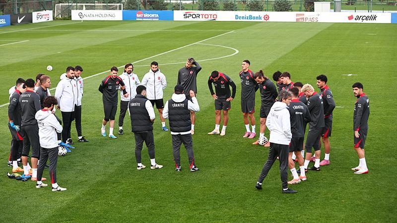 A Milli Takım, Gürcistan maçı hazırlıklarına başladı