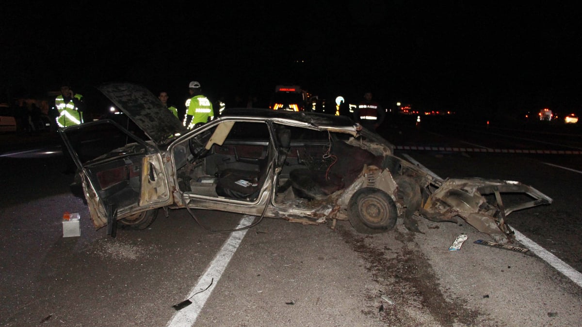 Çankırı’da trafik kazası: 1 ölü, 3 yaralı