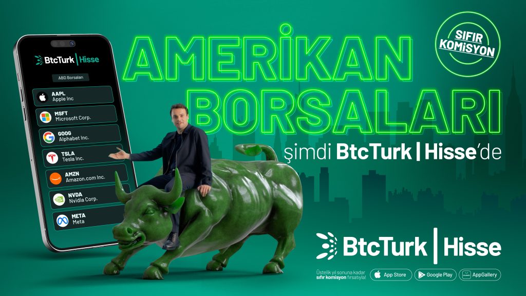 BtcTurk’tan Amerikan Borsalarına Sıfır Komisyonla Erişim