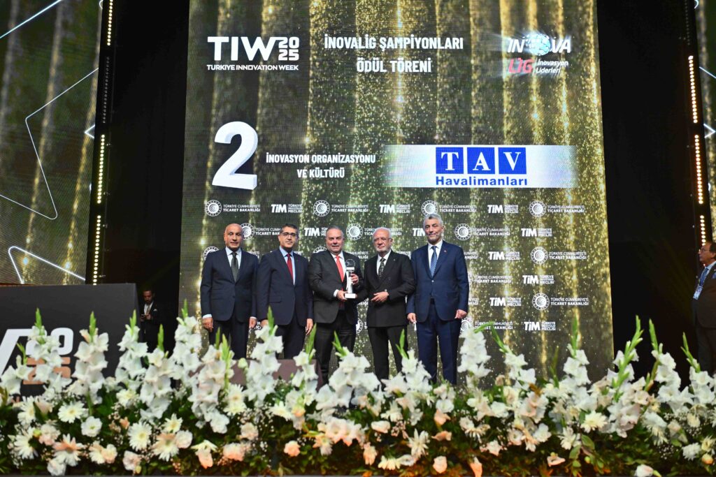 TAV Havalimanları İnovaLİG 2025’te İkincilik Ödülü Aldı TAV Havalimanları İnovaLİG 2025’te İkincilik Ödülü Aldı