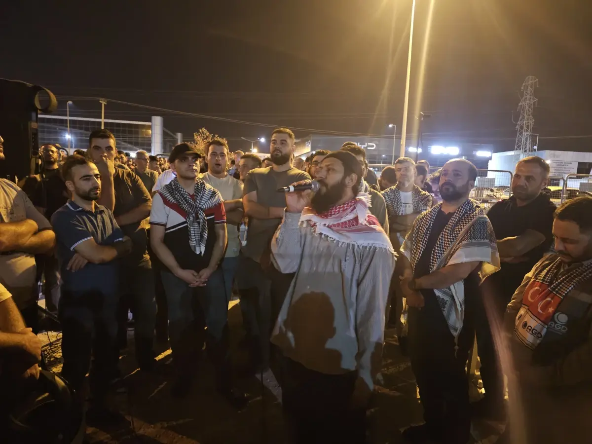 Adana’da Sivil Toplum Örgütlerinden İsrail’e Protesto