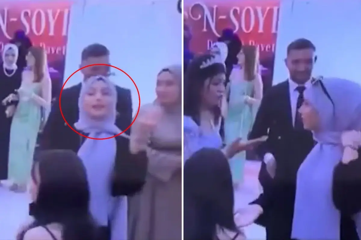 Damada yakın oynayan genç kız, gelinin hareketiyle şoke oldu Damada yakın oynayan genç kız, gelinin hareketiyle şoke oldu