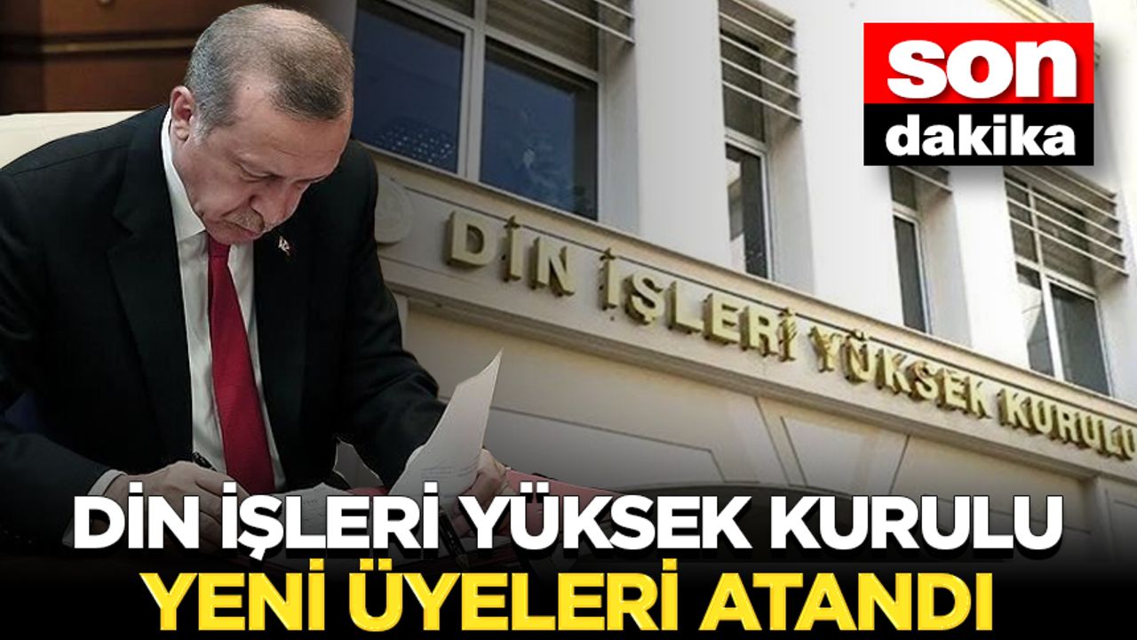 Din İşleri Yüksek Kurulu Başkanlığına atamalar Resmi Gazete’de