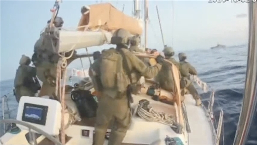 Katil İsrail, Sumud Filosu’ndaki Son Gemi Marinette’ye Müdahale Etti
