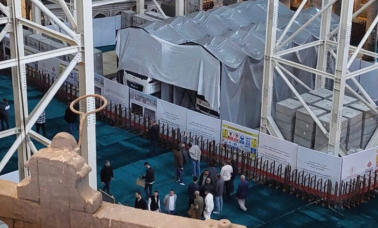 Ayasofya Camii’nde Restorasyon Çalışmaları Devam Ediyor