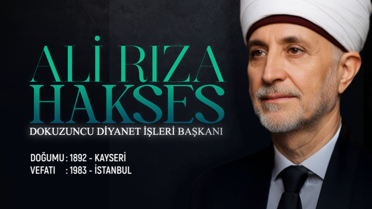Dokuzuncu Diyanet İşleri Başkanı Ali Rıza Hakses Dokuzuncu Diyanet İşleri Başkanı Ali Rıza Hakses